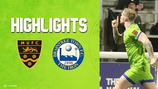 HIGHLIGHTS  Maidstone United vs Braintree Town 23124 11 [upl. by Mathias]