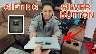 GIFTING SILVER PLAY BUTTON TO Delhiwala  JADA HI KHUSH HO GYA YE TO 🤣 [upl. by Mcnalley]