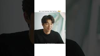 He just asking not yelling 😂🤣 Wait for end 😝 Goblin shorts kdrama goblin [upl. by Jaqitsch]