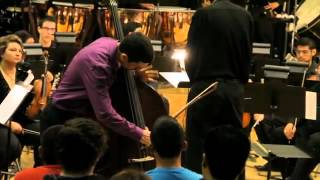 Andres Martin Concerto for Bass and OrchestraPart 1 [upl. by Jules563]