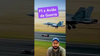 FÓRMULA 1 X AVIÃO MILITAR  F18 redbull f18 f1 vettel [upl. by Enirehtahc373]