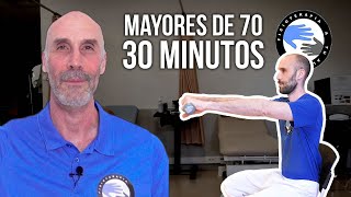 👴🏻 Rutina de ejercicios para MAYORES DE 70 años en silla HAZLOS CONMIGO [upl. by Nyllewell]