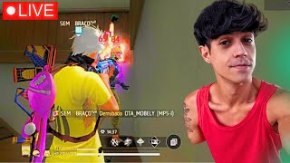 🔥AO VIVO  SEM BRAÇO DO FREE FIRE🔥 sembraçoff freefire freefiremax shortsvideo shorts aovivo [upl. by Yrallih]