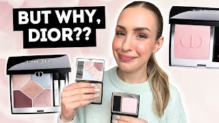 DIOR SPRING MAKEUP 2024whats going on here 🤨 Mimirose Palette amp Rose Popeline Blush REVIEW [upl. by Arratahs]