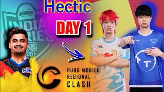 Such A Busy Day PMRC And BGIS  Peace Elite Regional Competition  Pubg Mobile Regional Clash [upl. by Asirret]