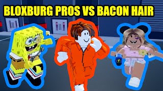 Can BLOXBURG PROS ARREST a BACON HAIR Roblox Jailbreak [upl. by Idette495]