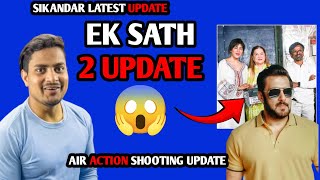 Sikandar Movie Muhurte Update  Sikandar Air Action Sequence Shoot UPDATE  Kick 2 Update sikandar [upl. by Haizek]