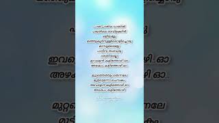 പാതി ചാരിയ വാതിൽ പഴുതിലെ✨💕chandrolsavammuttathethumthennalesonglyricsorunarupushpam [upl. by Sailesh]