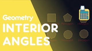 Interior Angles  Geometry amp Measures  Maths  FuseSchool [upl. by Weathers643]