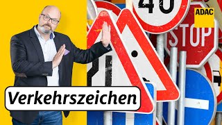 So behältst du den Überblick über alle Verkehrszeichen  ADAC  Recht Logisch [upl. by Eceinaj]