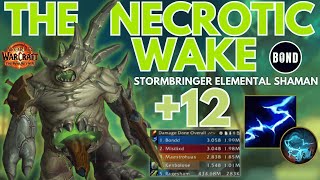 Necrotic Wake 12  Stormbringer Elemental Shaman  TWW 1102 Season 1 Week 2 [upl. by Ynaiffit]