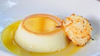 Receta para preparar flan de coco Postres mexicanos  Flan de casero  Flan fácil y rápido [upl. by Aiyot]