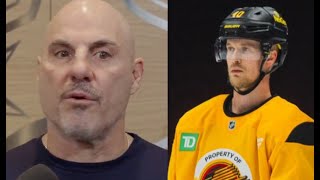 Tocchet On Petey JT Miller Fight at Practice [upl. by Bonnibelle402]