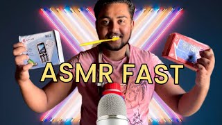 ASMR Fast and Aggressive  mic triggers Tapping amp Scratching [upl. by Kathryne873]