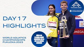 Day 17  Highlights  World Aquatics Championships Fukuoka 2023 [upl. by Volding263]