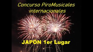 1er Lugar JAPÓN Concurso Internacional de Piromusicales Feria Internacional Pirotecnia Tultepec 2023 [upl. by Coben]