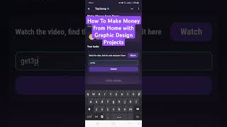 How To Make Money from Home with Graphic Design Projects  Tapswap Video Code  Code Tapswap Today [upl. by Rattray]