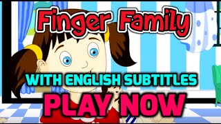 Finger Family with English Subtitles  Nursery Rhymes amp Songs in HD  Kids Rhymes [upl. by Anuahs47]