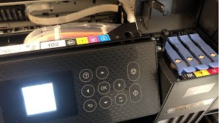 Epson Ecotank 2850 Printer Howto Reset Ink Levels After Refilling [upl. by Blynn590]