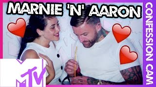 GEORDIE SHORE 1305  Confession Cam  Marnie amp Aaron Its on  MTV [upl. by Eikkin]