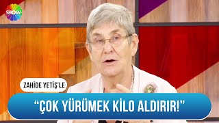 Canan Karatay yürüyüş yapmanın faydalarını anlatıyor  Zahide Yetişle [upl. by Myk]