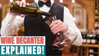 Wine Decanter Explained When And How To Use It [upl. by Anned]