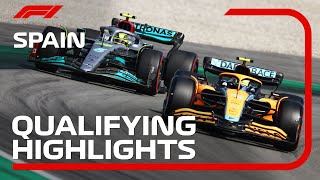 Qualifying Highlights  2022 Spanish Grand Prix [upl. by Annadroj]