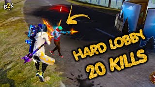 B2K Fan SOLO VS SQUAD HARD LOBBY GAMEPLAY  OB UPDATE 46 [upl. by Ettelorahc]