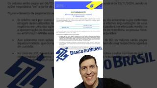 Banco do Brasil anuncia pagamento de JCP BancodoBrasil BB BBAS3 Dividendos JCP Proventos [upl. by Neelrad]