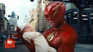 The Flash 2023  Flash Saves the Babies Funny Scene  Movieclips [upl. by Robb154]