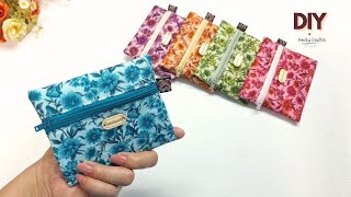 Zipper Pouch Ideas within10 minutes Gift idea [upl. by Akem529]