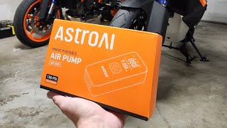 AstroAI Portable Air CompressorTire Inflator Unboxing amp Testing [upl. by Eecyal]