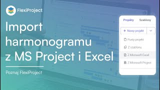 Import harmonogramu projektu z MS Project i Excel [upl. by Rozanna512]