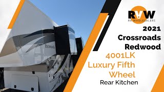 2021 Redwood 4001LK Luxury Fifth Wheel WalkThrough [upl. by Yentihw840]