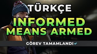 INFORMED MEANS ARMED  SKIER TÜRKÇE Escape from Tarkov Görevi [upl. by Pol]