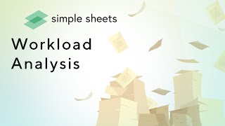 Workload Analysis Excel Template StepbyStep Video Tutorial by Simple Sheets [upl. by Stalder]