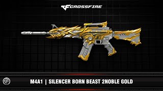 CF  M4A1  Silencer Born Beast 2 Noble Gold VIP [upl. by Nedloh]