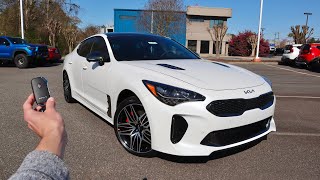 2022 Kia Stinger GT2 AWD Start Up Exhaust Test Drive and Review [upl. by Ainirtak]