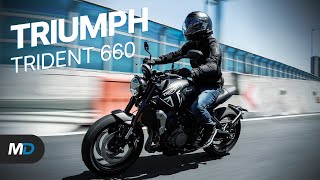 2021 Triumph Trident 660 Review  Beyond the Ride [upl. by Imas]