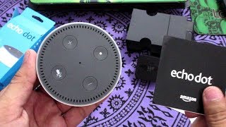 Amazon Echo Dot 2nd gen Unboxing Review amp Complete Setup Tutorial And Test [upl. by Nhguavahs]