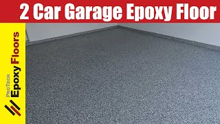 2 Car Garage Epoxy Floor [upl. by Nodyroc]