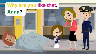 Ellas friend lives on the street  English Funny Animated Story  Ella English [upl. by Devy]