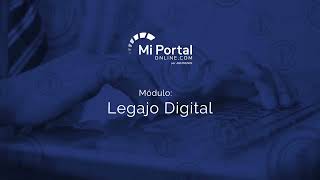 MiPortalOnline  Módulo Legajo Digital [upl. by Daughtry279]