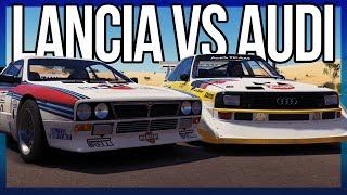 Forza Horizon 3 The Grand Tour  Lancia VS Audi Challenge [upl. by Jermain]