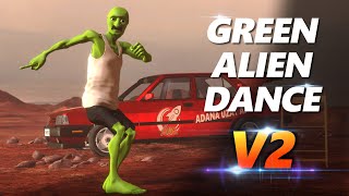 Green Alien Dance V2  Dame Tu Cosita Parody [upl. by Aiset622]