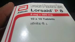 Lorsaid P Tablet Review [upl. by Long]