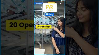 PVR Job Openings  Hiring for Bangalore Hyderabad Vijayawada Locations [upl. by Atnauqal]