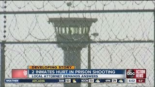 Two inmates hurt in prison shooting [upl. by Nappie]