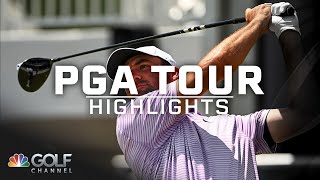 2024 Tour Championship Round 1  PGA Tour Highlights  Golf Channel [upl. by Oicirbaf631]