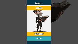 🇬🇧🇩🇪 poet  Dichter  vocabulary builder  learn English  Lernen wir Englisch [upl. by Maurie248]